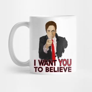 Mulder I Want To Believe Mug